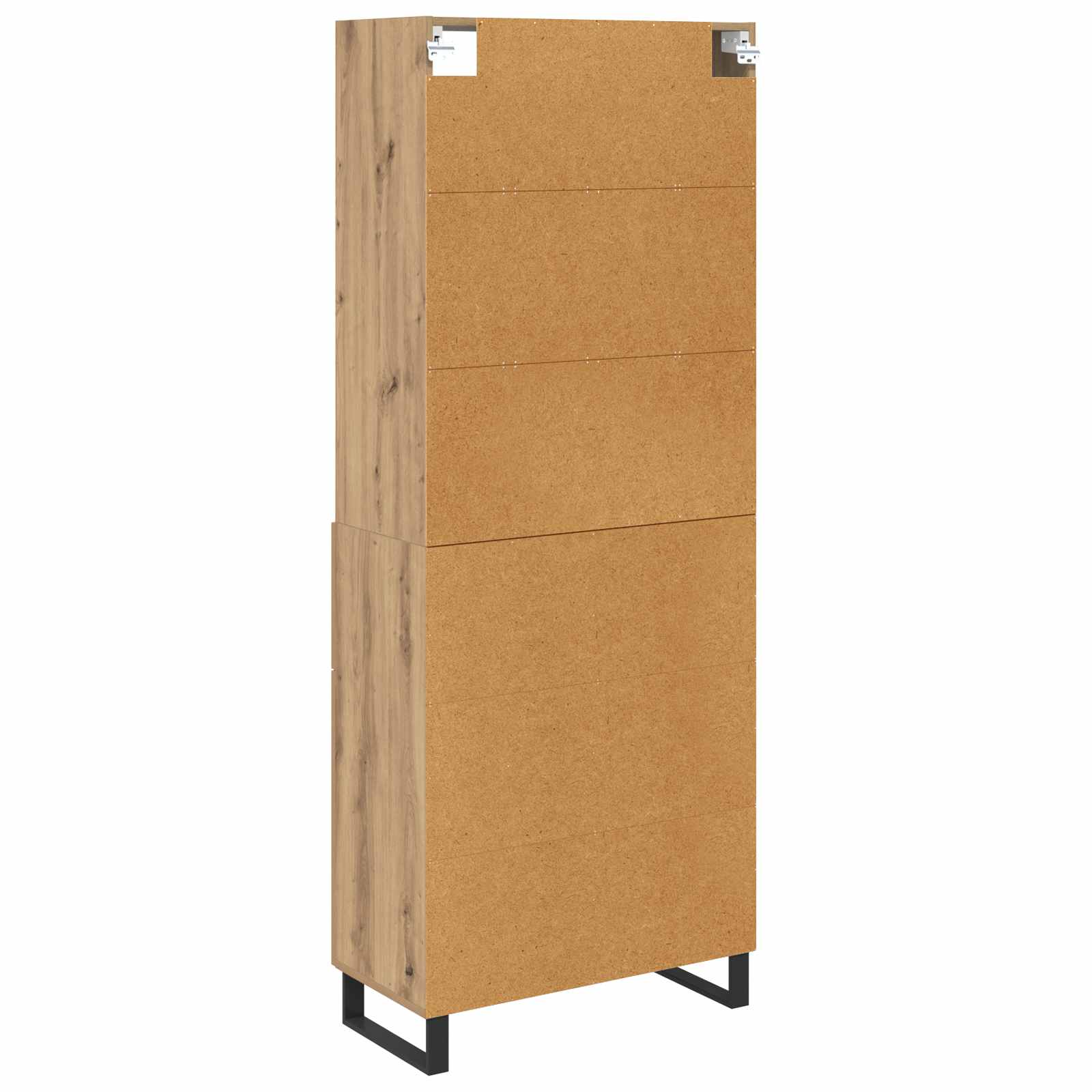 Highboard 2 stk. Artisan-Eiche 69,5 x 34 x 180 cm