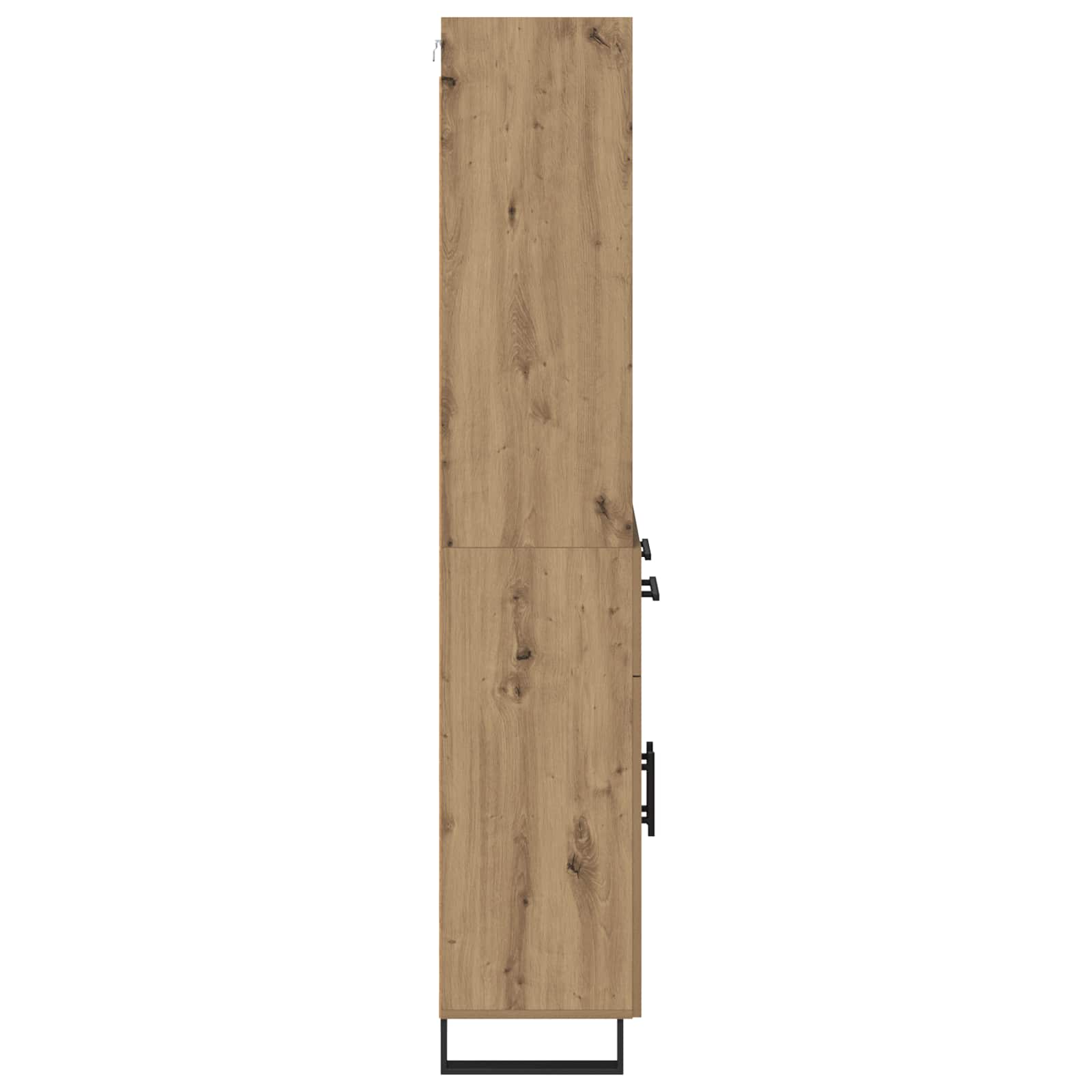 Highboard 2 stk. Artisan-Eiche 69,5 x 34 x 180 cm