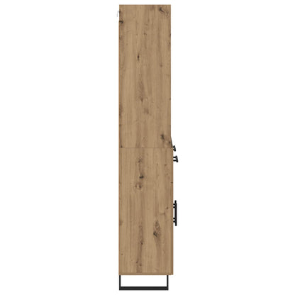 Highboard 2 stk. Artisan-Eiche 69,5 x 34 x 180 cm