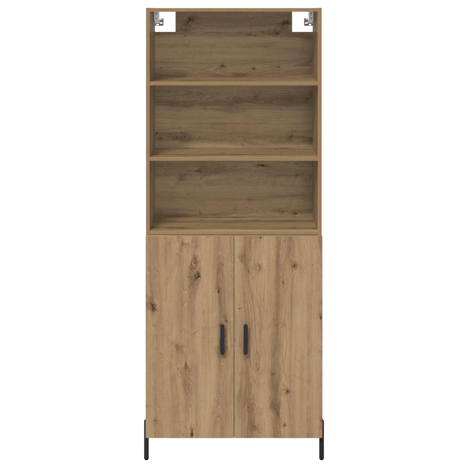 Highboard Artisan-Eiche 69,5 x 32,5 x 180 cm Holzwerkstoff