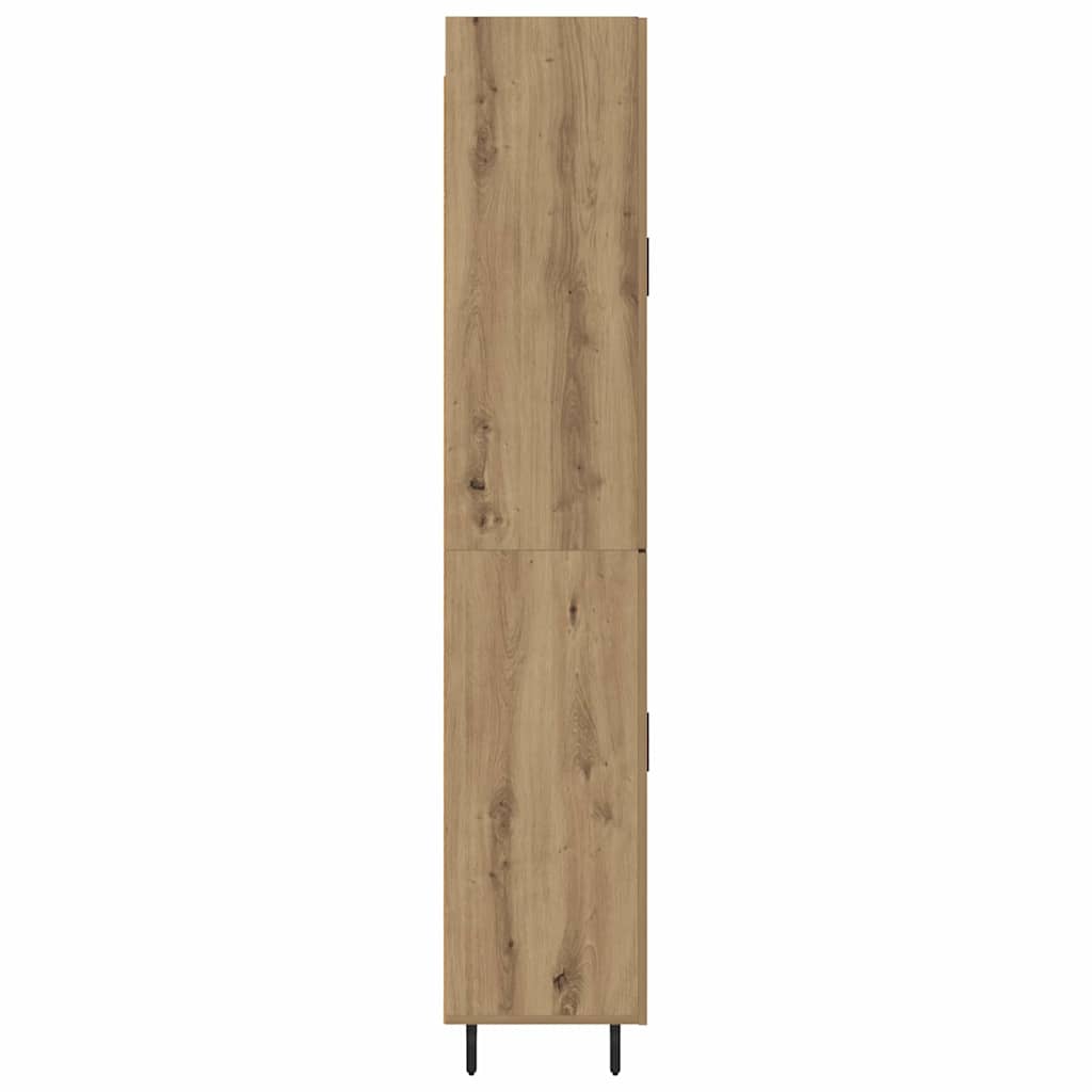 Highboard 2 stk. Artisan-Eiche 69,5 x 34 x 180 cm Holzwerkstoff