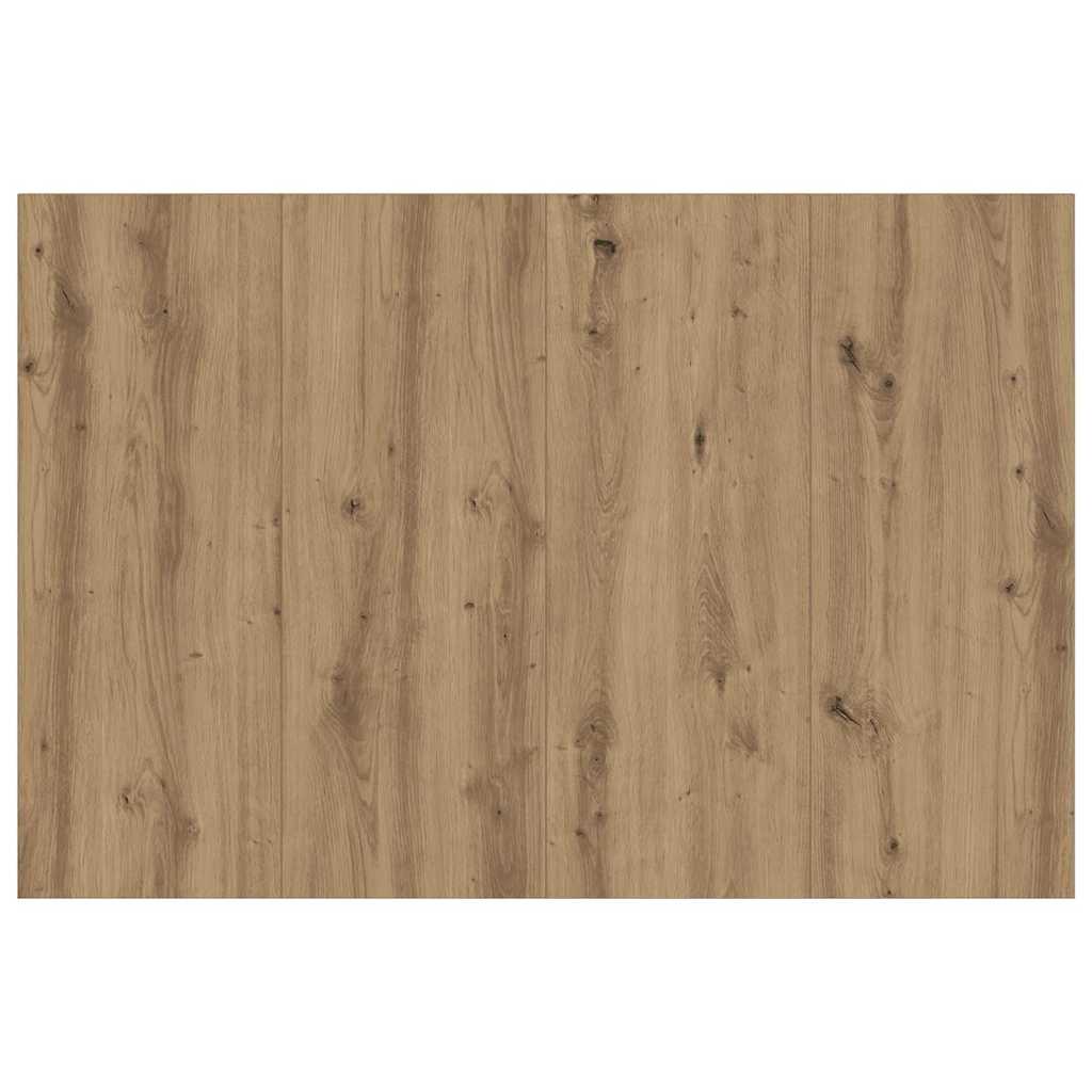 Kopfteil mit Schrank 3 stk. Artisan-Eiche Holzwerkstoff