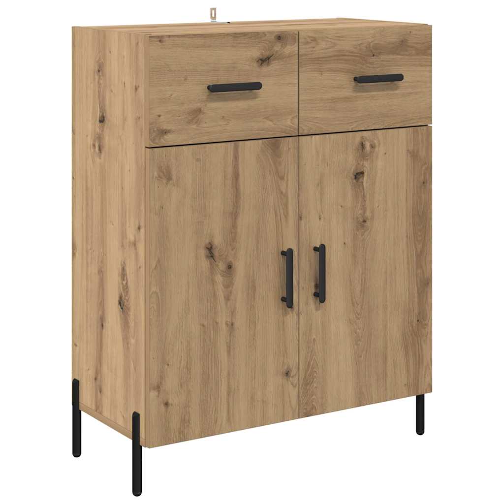 Highboard Artisan-Eiche 69,5 x 32,5 x 180 cm Holzwerkstoff
