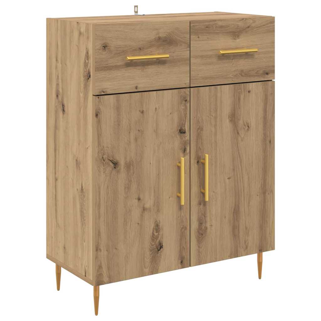 Highboard Artisan-Eiche 69,5 x 34 x 180 cm Holzwerkstoff