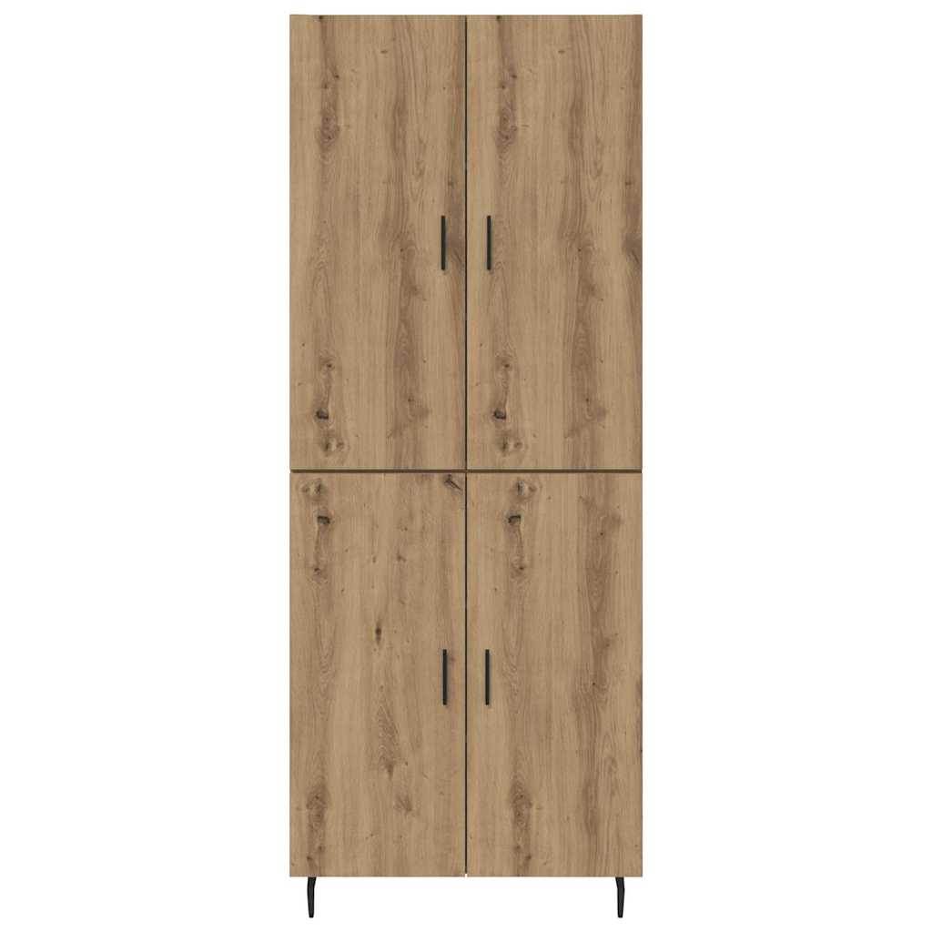 Highboard 2 pcs Artisan-Eiche 69,5 x 34 x 180 cm Holzwerkstoff