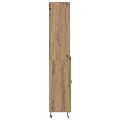 Highboard 2 stk. Artisan-Eiche 69,5 x 34 x 180 cm