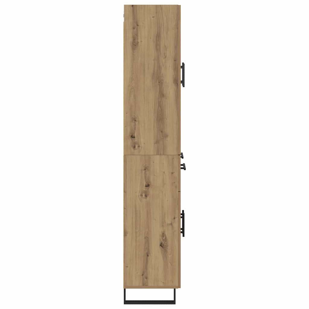 Highboard 2 stk. Artisan-Eiche 69,5 x 34 x 180 cm