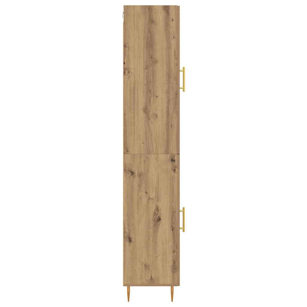 Highboard 2 stk. Artisan-Eiche 34,5 x 34 x 180 cm Holzwerkstoff