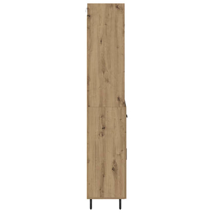 Highboard 2 stk. Artisan-Eiche 69,5 x 32,5 x 180 cm