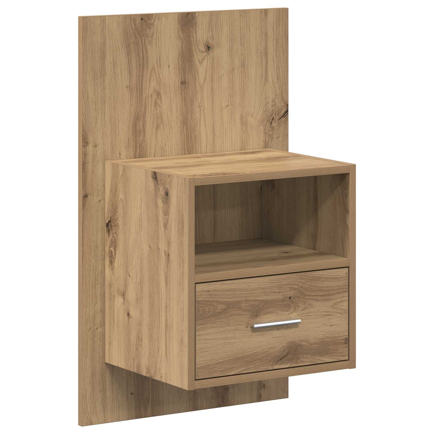 Kopfteil mit Schrank 3 stk. Artisan-Eiche Holzwerkstoff