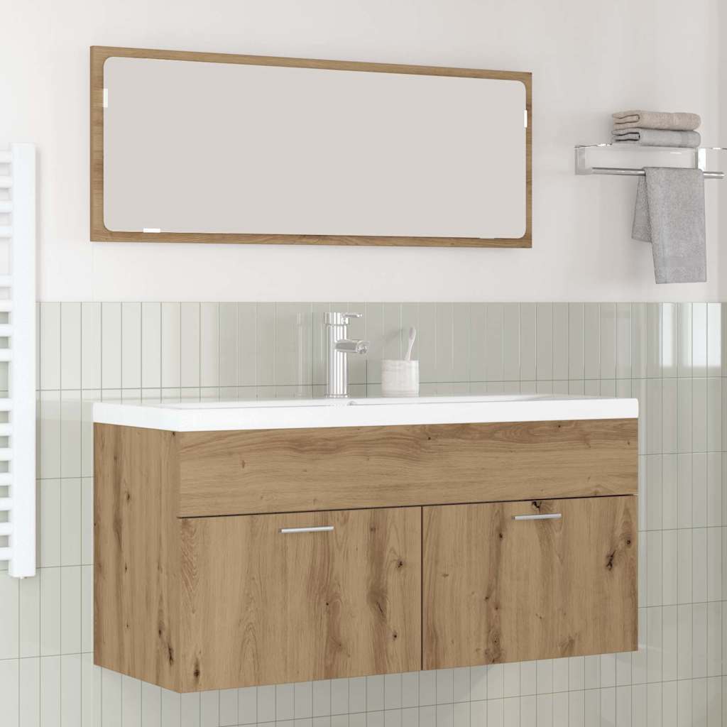 Badezimmerschrank Artisan-Eiche 100 x 38,5 x 46 cm