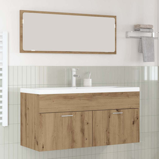 Badezimmerschrank Artisan-Eiche 100 x 38,5 x 46 cm