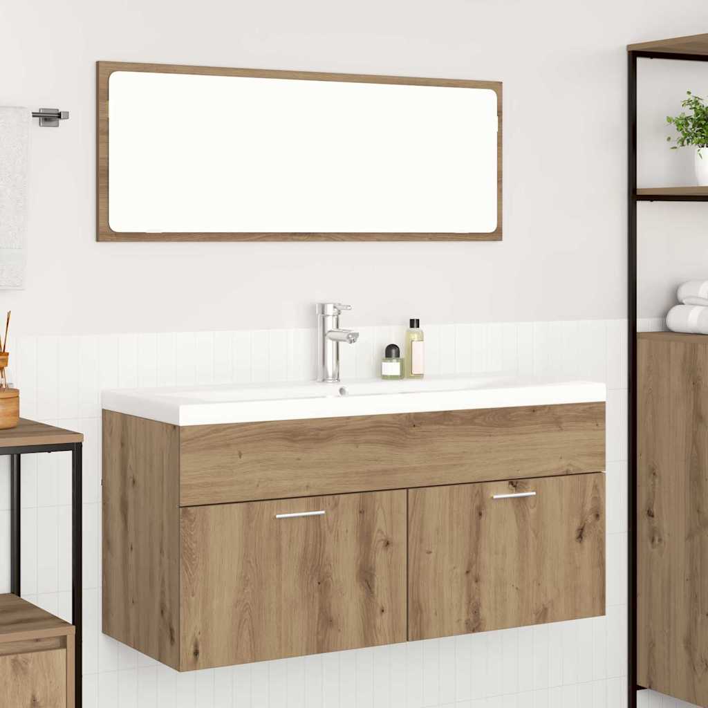 Badezimmerschrank Artisan-Eiche 100 x 38,5 x 46 cm