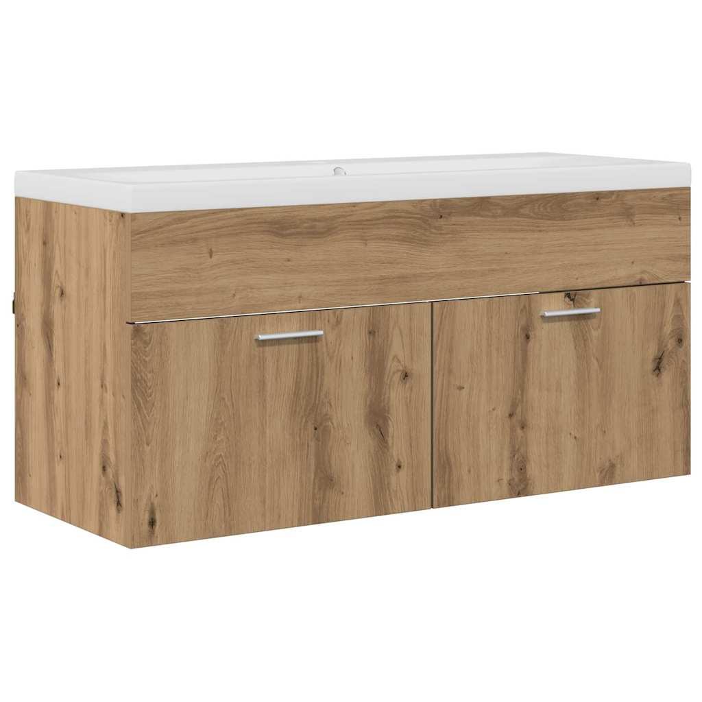 Badezimmerschrank Artisan-Eiche 100 x 38,5 x 46 cm