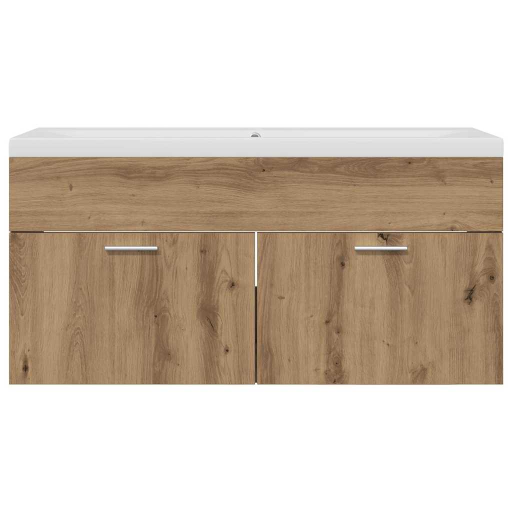 Badezimmerschrank Artisan-Eiche 100 x 38,5 x 46 cm