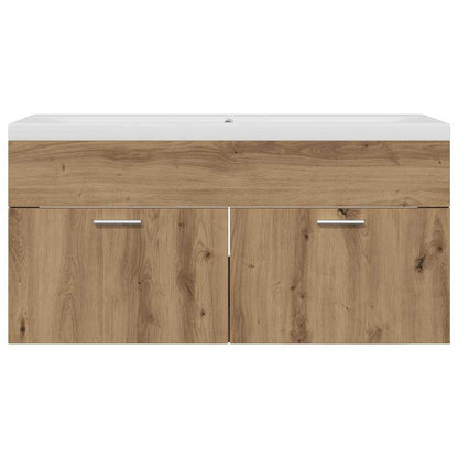 Badezimmerschrank Artisan-Eiche 100 x 38,5 x 46 cm