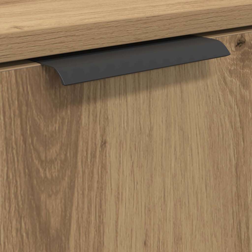 Badezimmerschrank-Set 2 Stk. Artisan-Eiche Holzwerkstoff