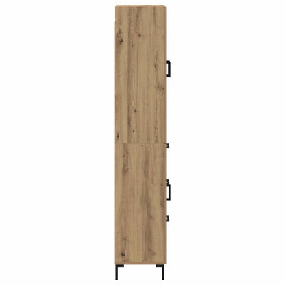 Highboard Artisan-Eiche 69,5 x 34 x 180 cm Holzwerkstoff