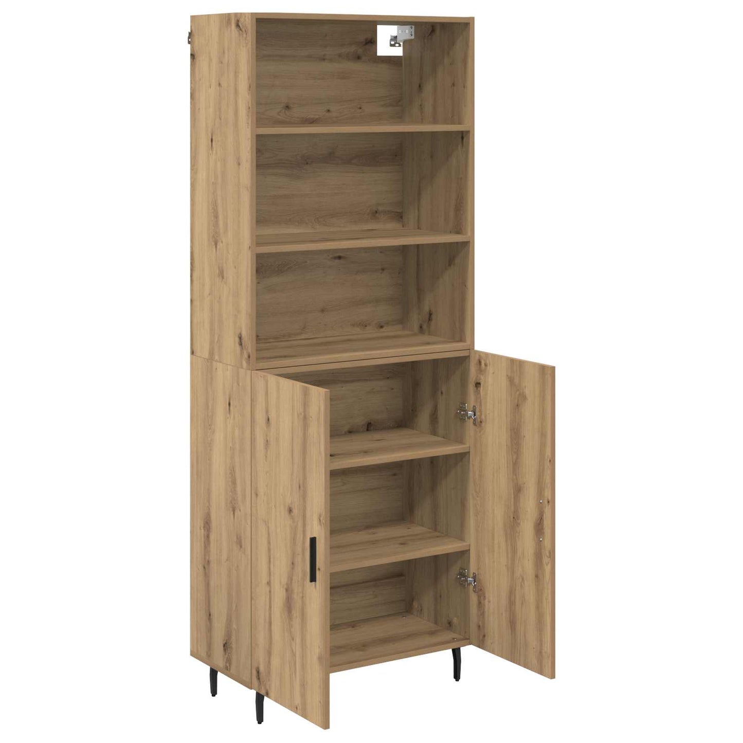 Highboard 2 stk. Artisan-Eiche 69,5 x 32,5 x 180 cm