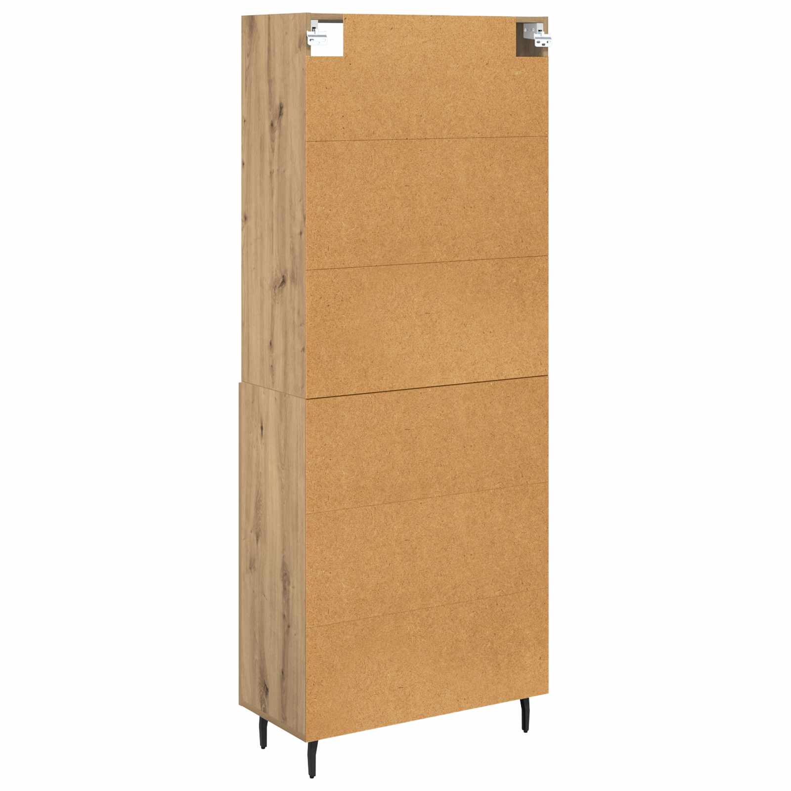 Highboard 2 stk. Artisan-Eiche 69,5 x 32,5 x 180 cm