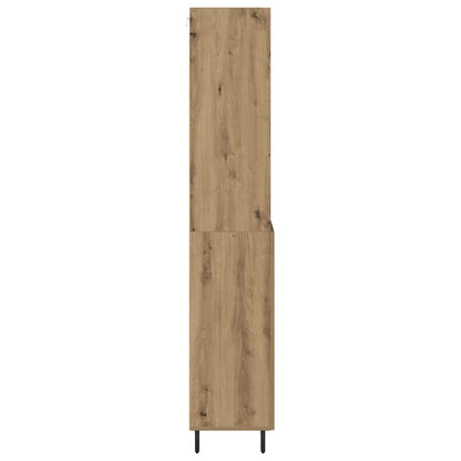 Highboard 2 stk. Artisan-Eiche 69,5 x 32,5 x 180 cm