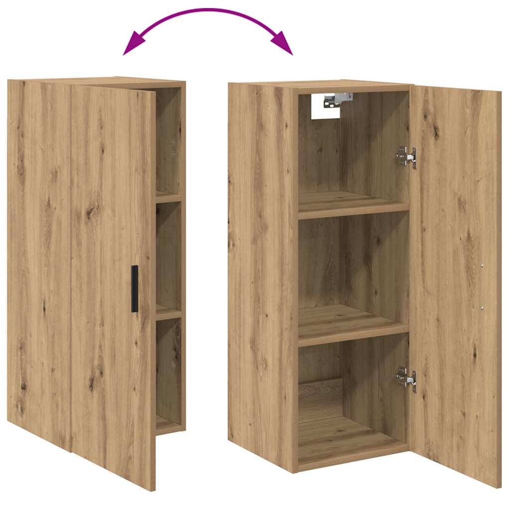 Highboard Artisan-Eiche 34,5 x 34 x 180 cm Holzwerkstoff