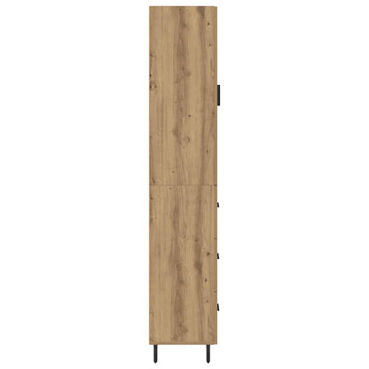 Highboard Artisan-Eiche 34,5 x 34 x 180 cm Holzwerkstoff