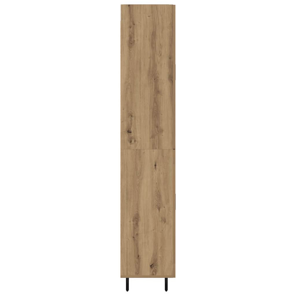 Highboard 2 pcs Artisan-Eiche 69,5 x 34 x 180 cm Holzwerkstoff