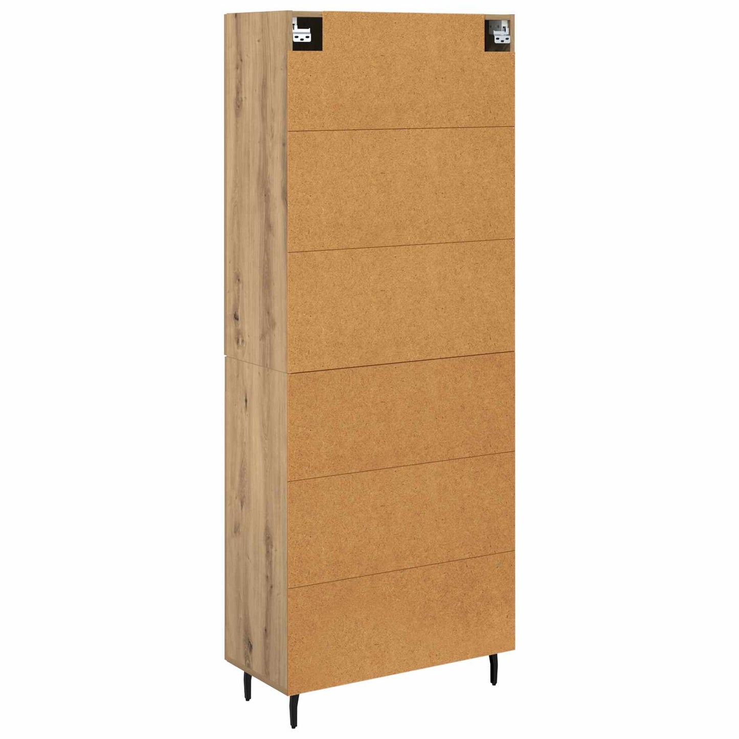 Highboard 2 stk. Artisan-Eiche 69,5 x 34 x 180 cm Holzwerkstoff