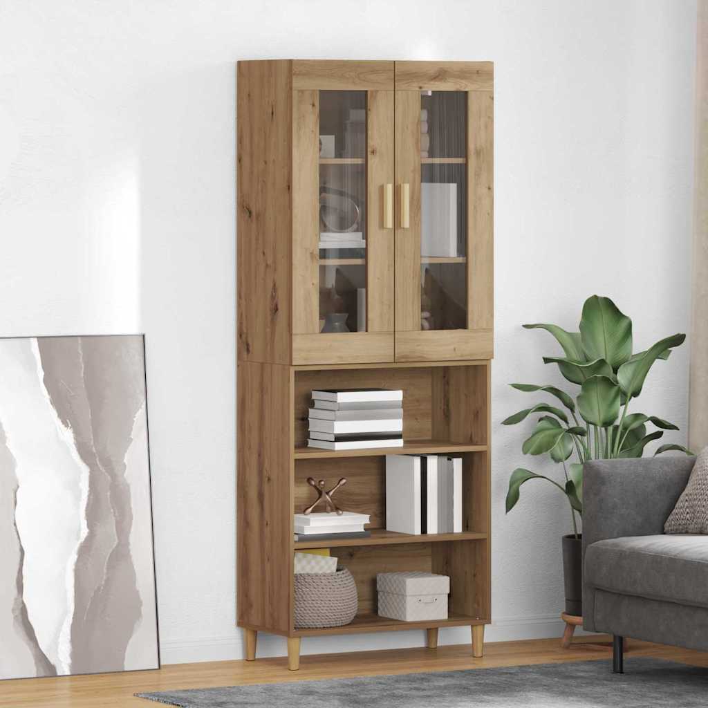 Highboard Artisan-Eiche 69,5 x 34 x 180 cm