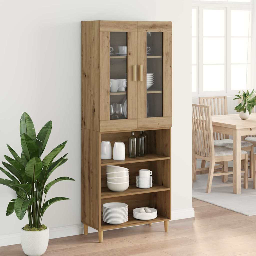 Highboard Artisan-Eiche 69,5 x 34 x 180 cm