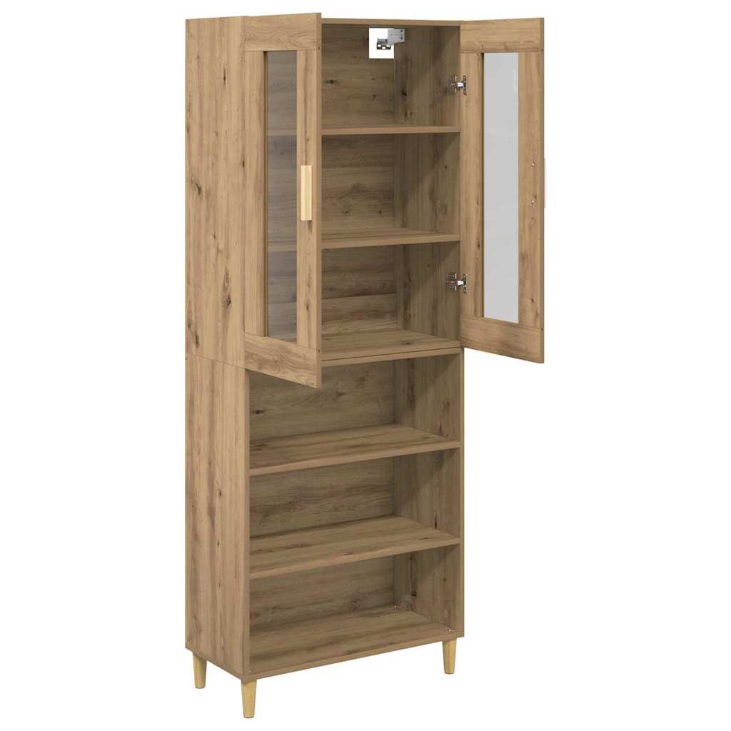 Highboard Artisan-Eiche 69,5 x 34 x 180 cm