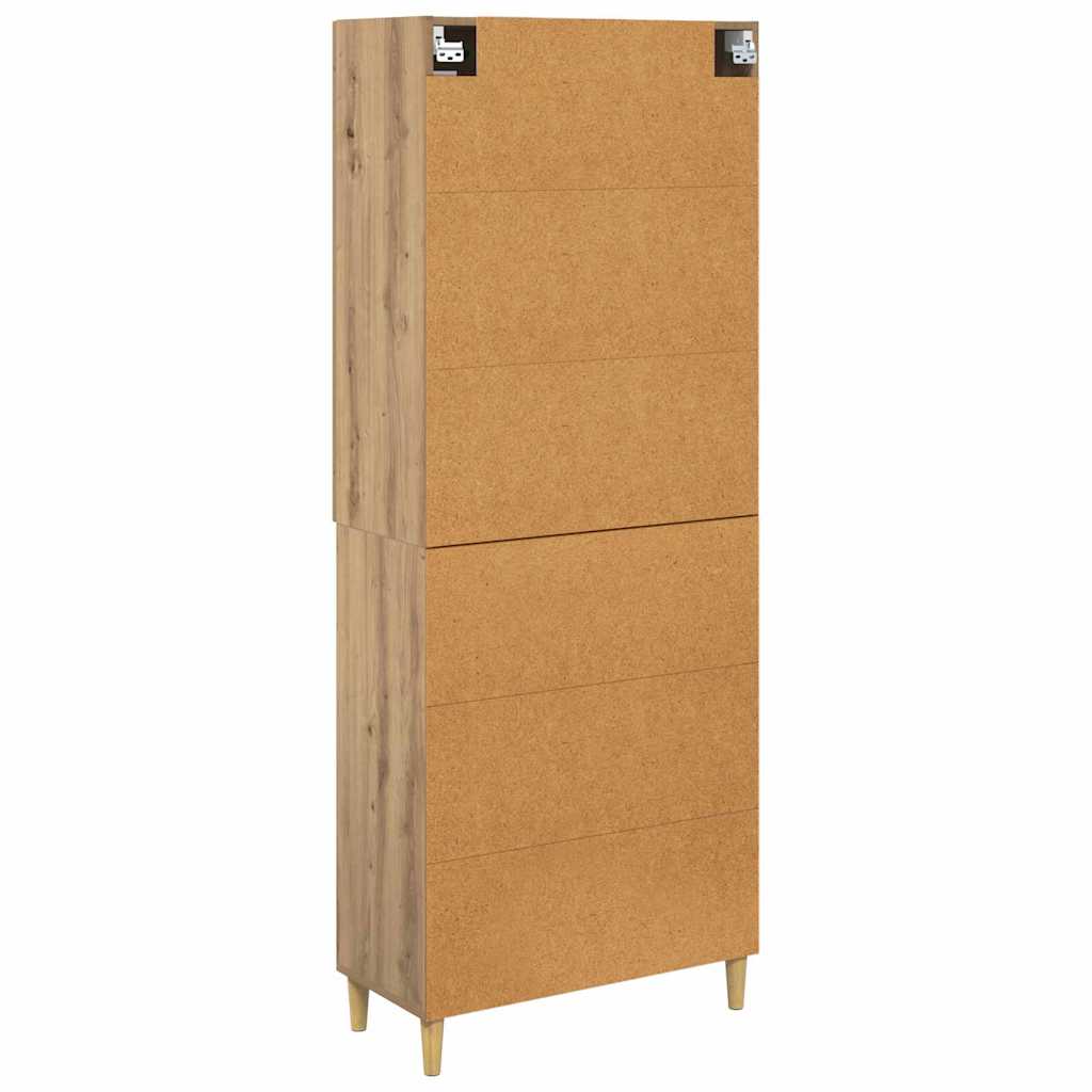Highboard Artisan-Eiche 69,5 x 34 x 180 cm