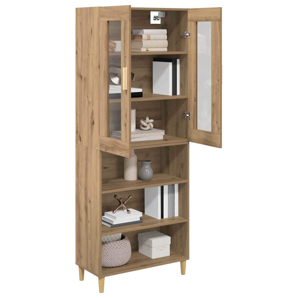 Highboard Artisan-Eiche 69,5 x 34 x 180 cm