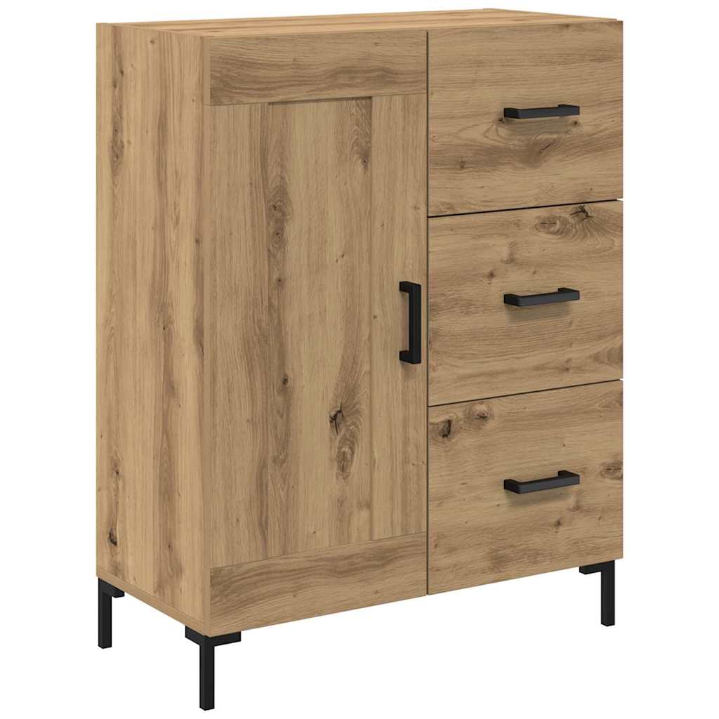 Highboard 2 stk. Artisan-Eiche 69,5 x 34 x 180 cm Holzwerkstoff