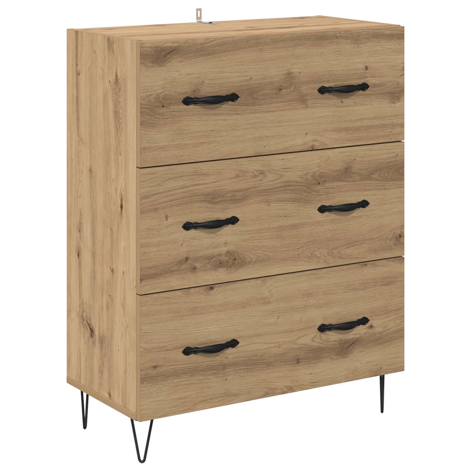 Highboard 2 stk. Artisan-Eiche 69,5 x 34 x 180 cm