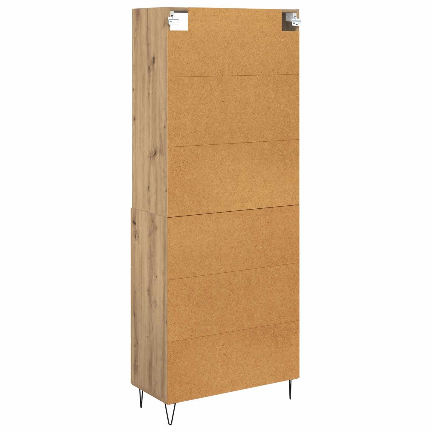 Highboard 2 stk. Artisan-Eiche 69,5 x 34 x 180 cm