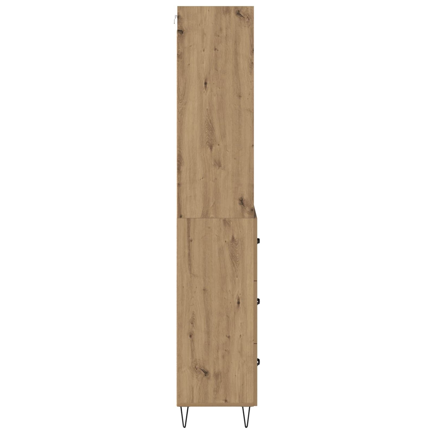 Highboard 2 stk. Artisan-Eiche 69,5 x 34 x 180 cm