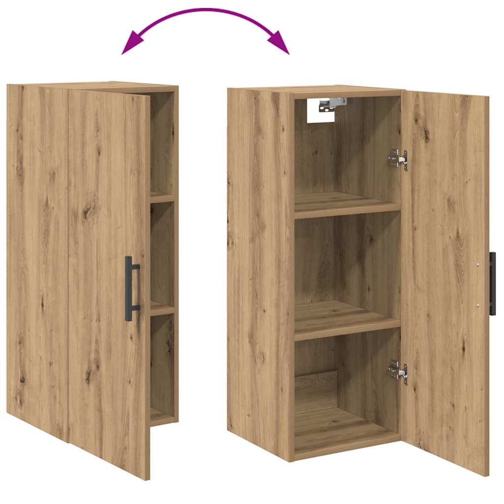 Highboard Artisan-Eiche 34,5 x 34 x 180 cm Holzwerkstoff