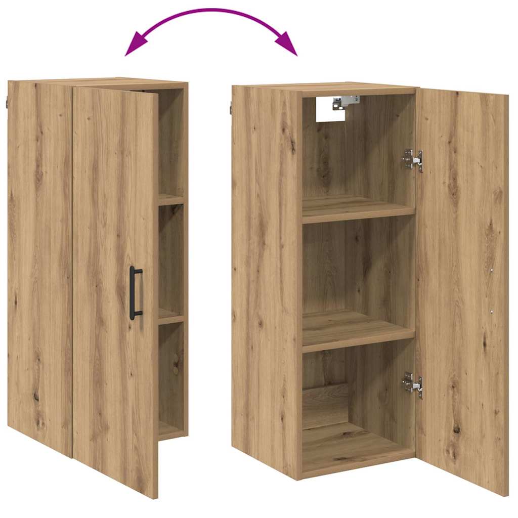 Highboard Artisan-Eiche 34,5 x 34 x 180 cm Holzwerkstoff