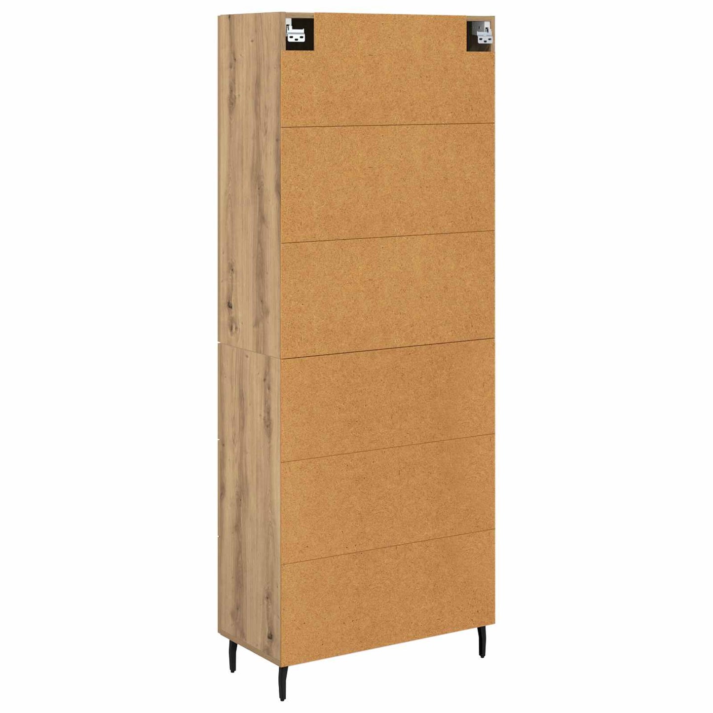 Highboard 2 pcs Artisan-Eiche 69,5 x 34 x 180 cm Holzwerkstoff