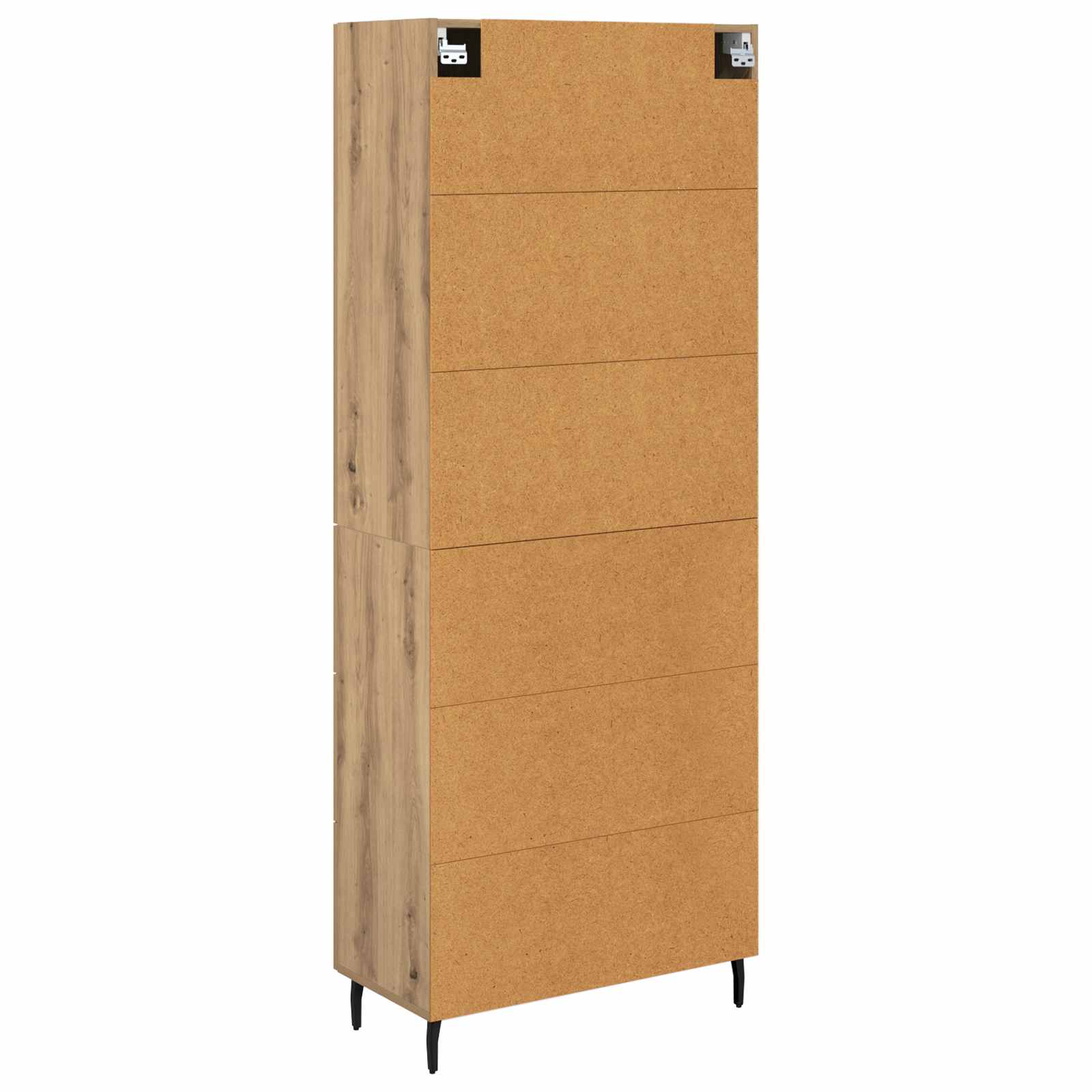 Highboard 2 pcs Artisan-Eiche 69,5 x 34 x 180 cm Holzwerkstoff