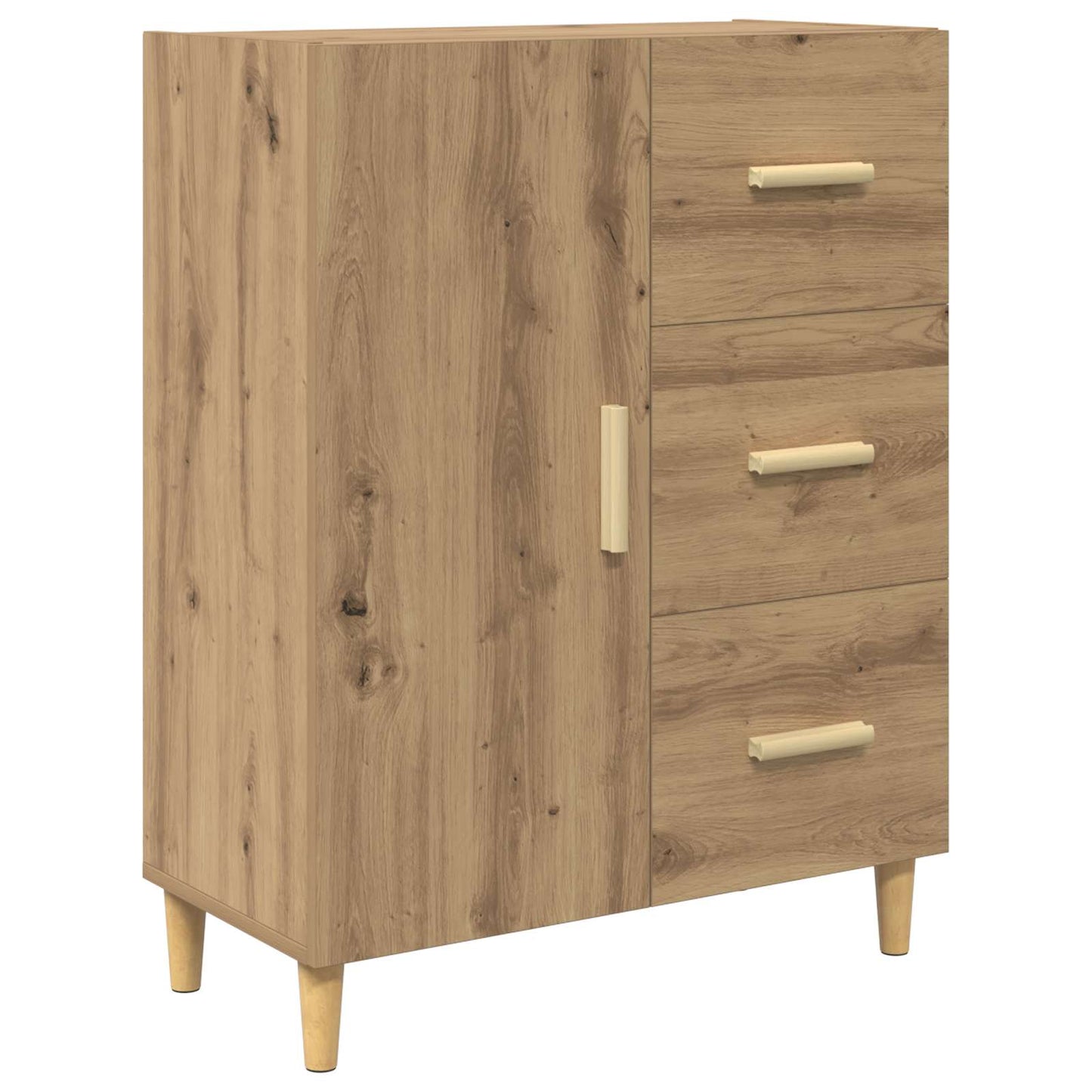 Highboard Artisan-Eiche 69,5 x 32,5 x 180 cm Holzwerkstoff