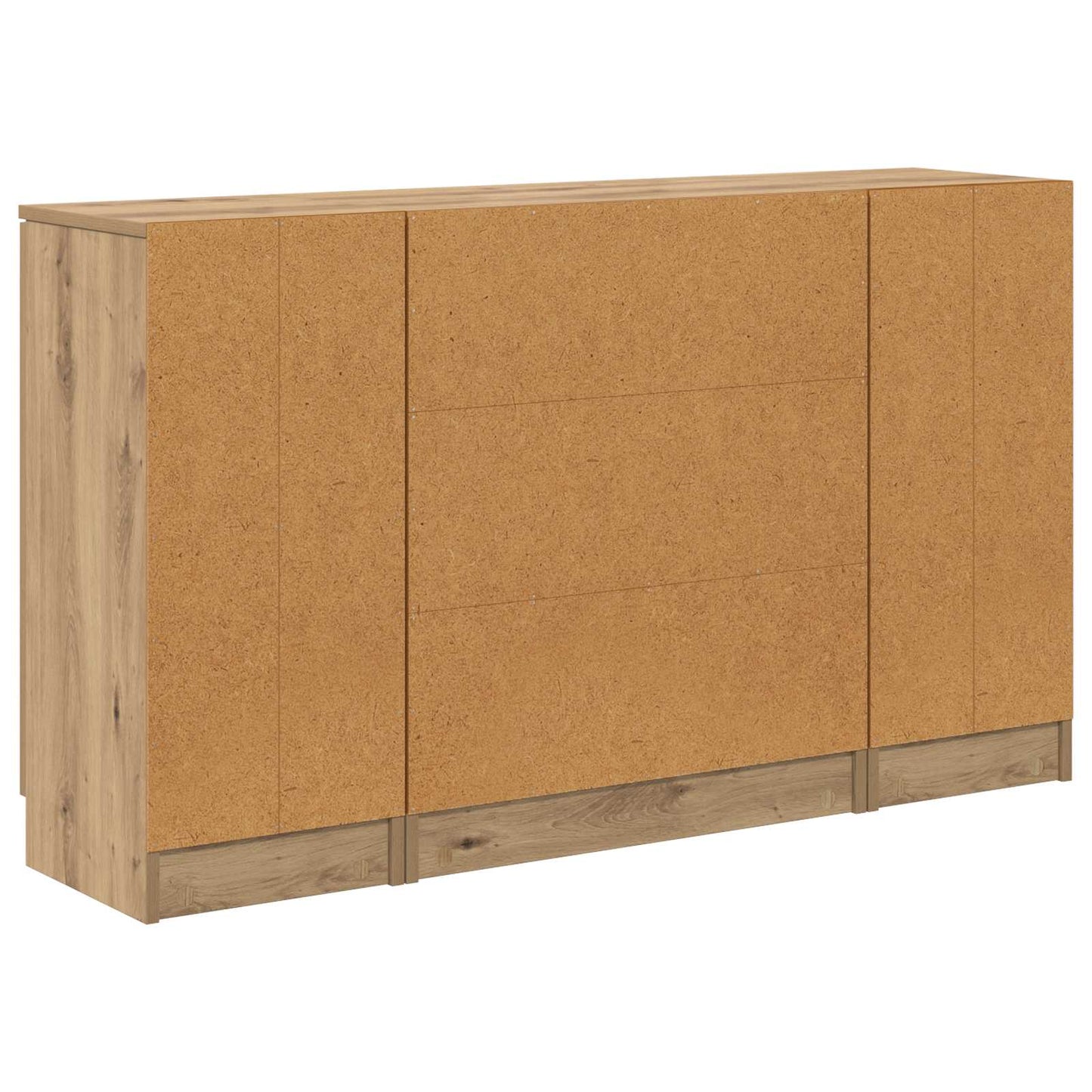 Sideboard 3 stk. Artisan-Eiche 120 x 30 x 70 cm Holzwerkstoff