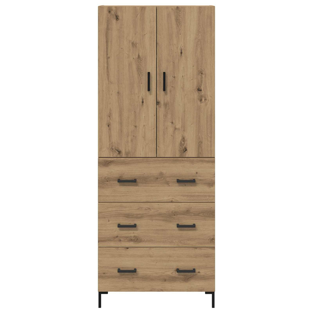 Highboard Artisan-Eiche 69,5 x 34 x 180 cm Holzwerkstoff