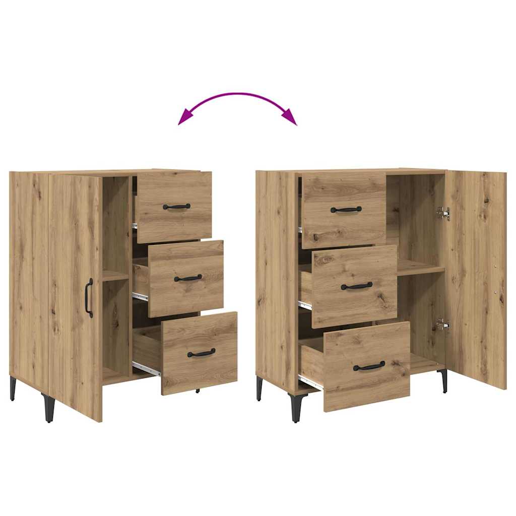 Highboard Artisan-Eiche 69,5 x 34 x 180 cm Holzwerkstoff