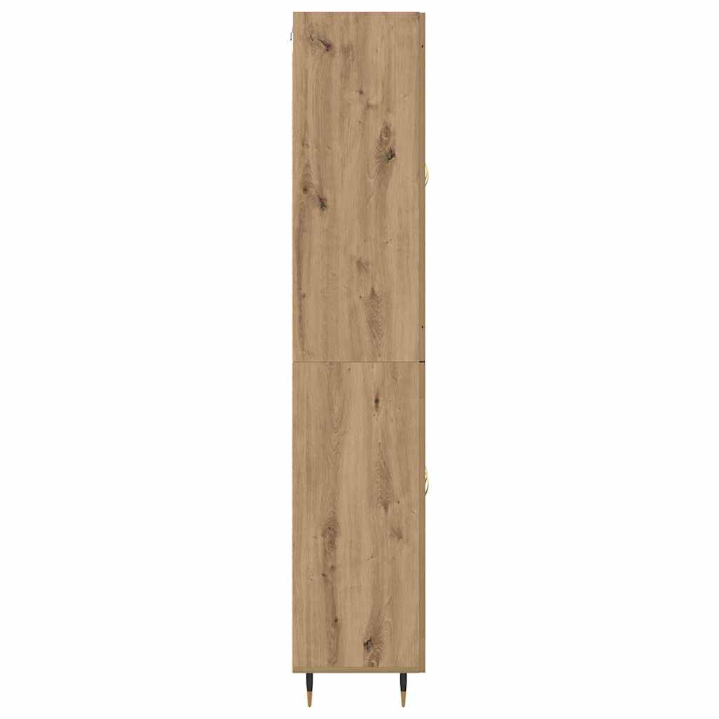 Highboard 2 stk. Artisan-Eiche 69,5 x 34 x 180 cm Holzwerkstoff