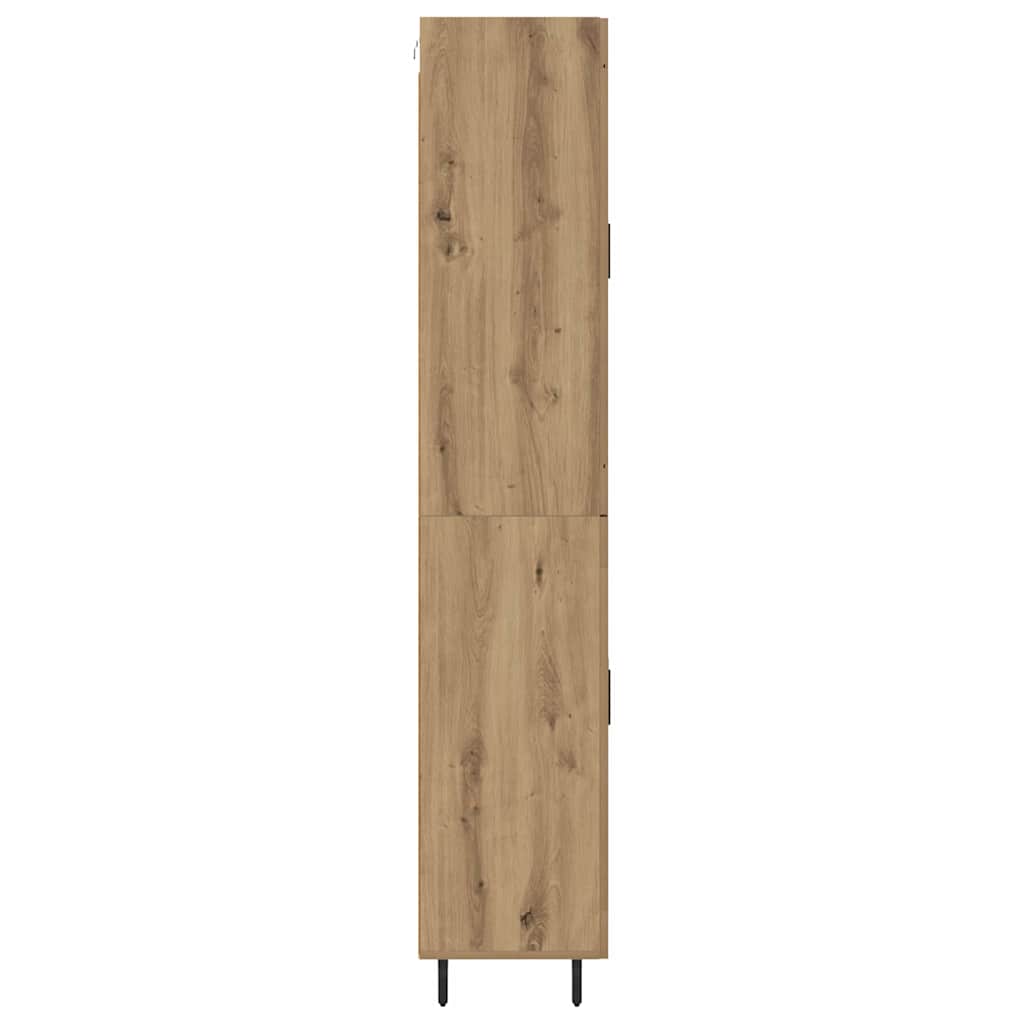 Highboard 2 pcs Artisan-Eiche 69,5 x 34 x 180 cm Holzwerkstoff