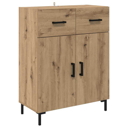 Highboard 2 stk. Artisan-Eiche 69,5 x 34 x 180 cm Holzwerkstoff