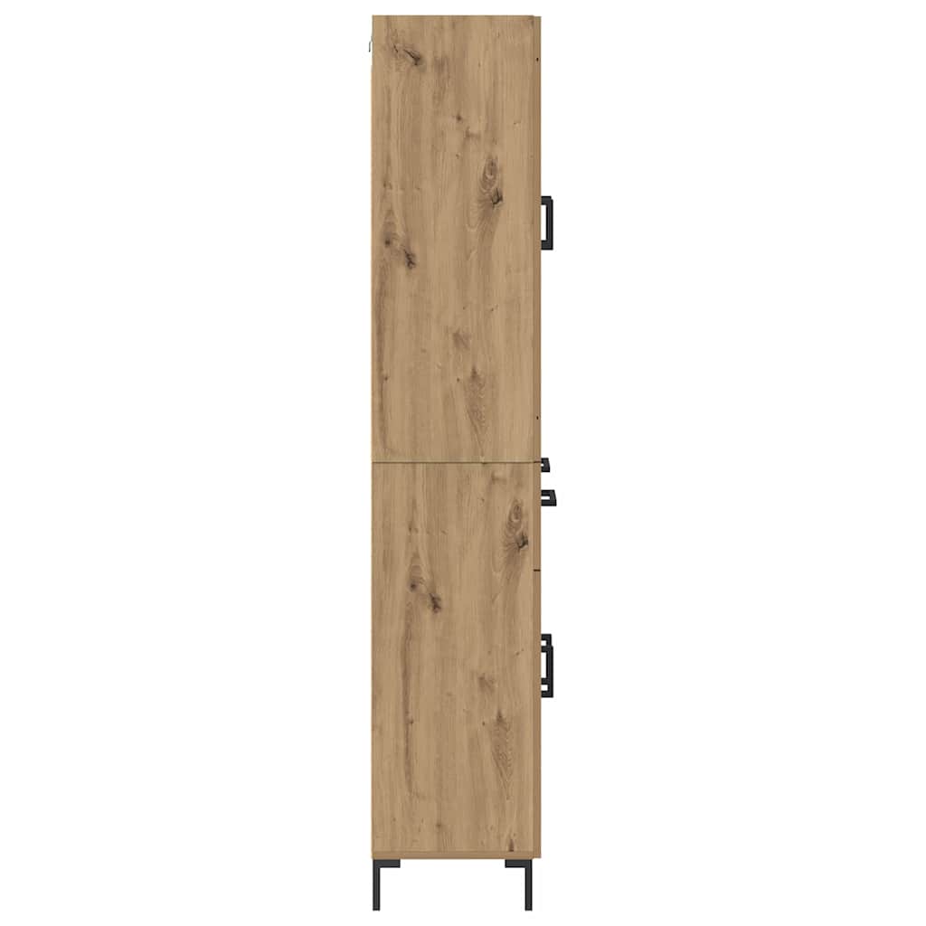 Highboard 2 stk. Artisan-Eiche 69,5 x 34 x 180 cm Holzwerkstoff